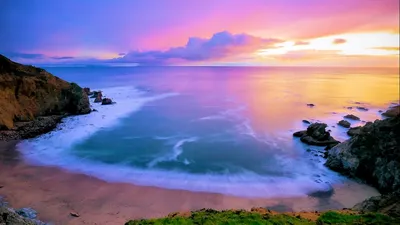 Фотография: Волшебный рассвет на море в хорошем качестве
