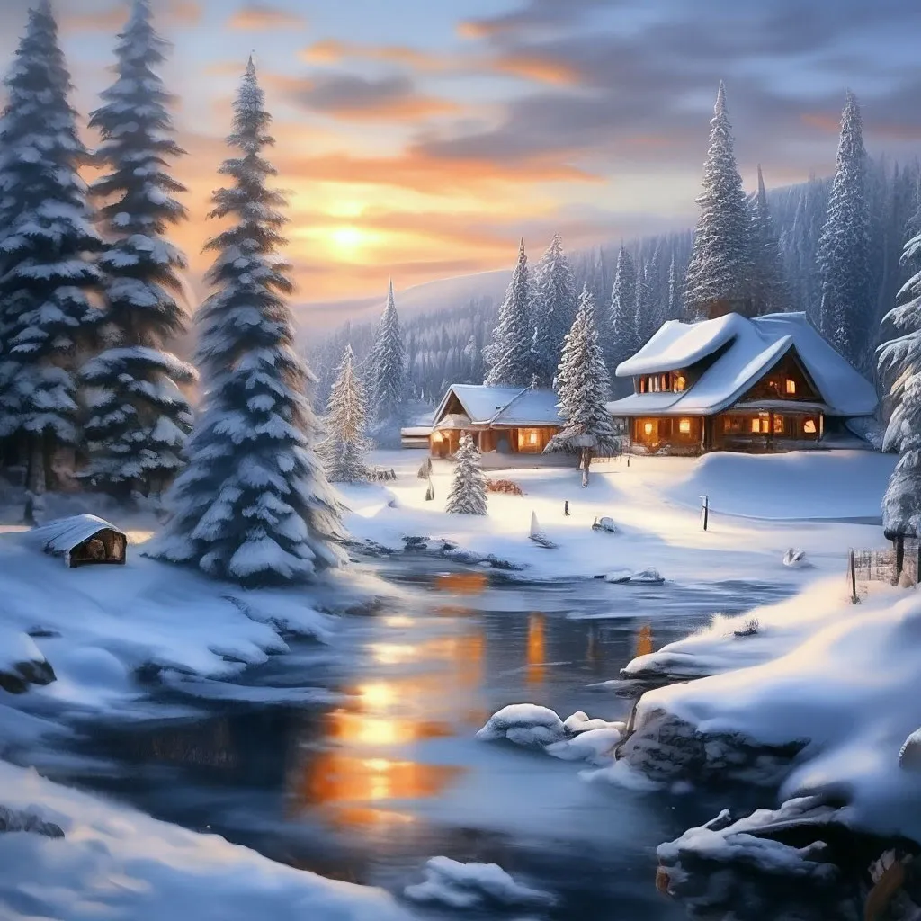 Зимние пейзажи Изображения – скачать бесплатно на Freepik