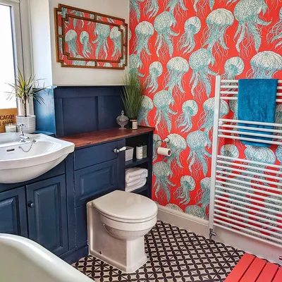 Краска для ванной комнаты: подборка стильных решений (фото)