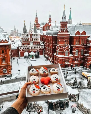 Зимние фотографии Красной площади: Снежная палитра