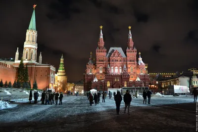 Зимний пейзаж Красной площади: Фотоискусство зимы