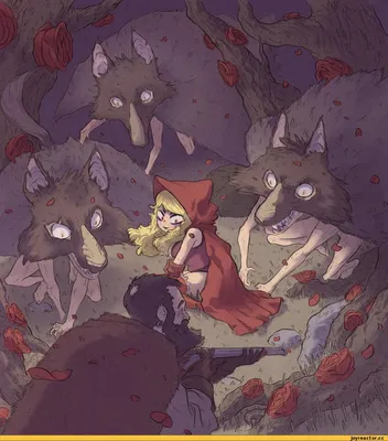 Красная шапочка и волк: фото, которые оживают