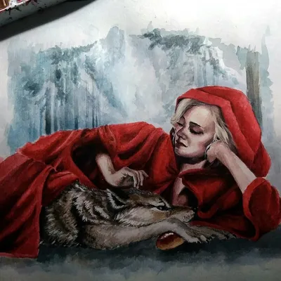 Картинки Красная шапочка и волк в хорошем качестве