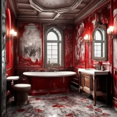 Фото Красной ванны в Full HD разрешении - выберите размер и скачайте!