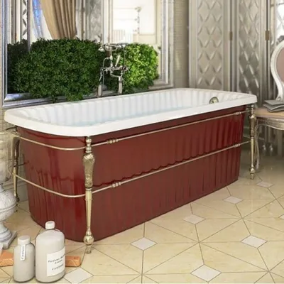 Фотографии Красной ванны: идеи для дизайна ванной