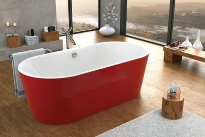 Красная ванна: качественные картинки для скачивания!