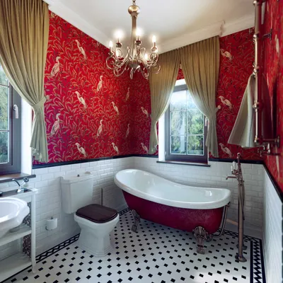 Фотографии Красной ванны: современный стиль и элегантность