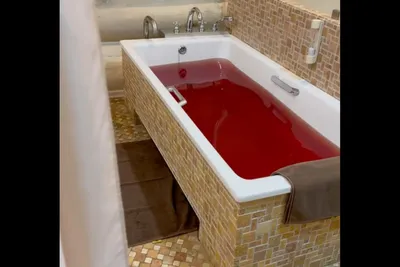 Ванная комната в фокусе: уникальные фотографии Красной ванны