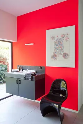 Красная ванная комната: фото идеи для стиля