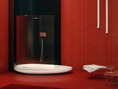 Красная ванная комната: фото идеи для отделки