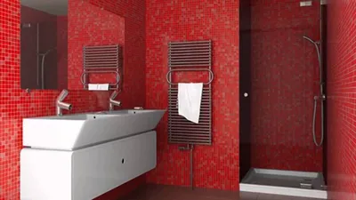 Фото красной ванной комнаты: лучшие варианты дизайна
