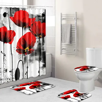 Фотографии красных ванных комнат: идеи для вашего дома