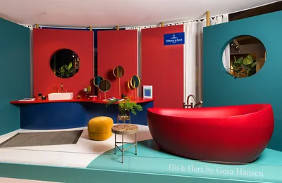 Вдохновляющие фотографии красных ванных комнат: идеи для вашего интерьера