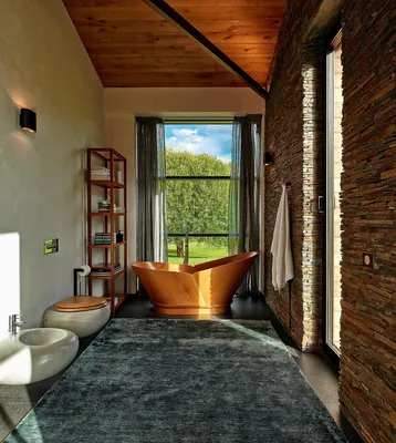 Красная ванная комната: фото-коллекция стильных дизайнов