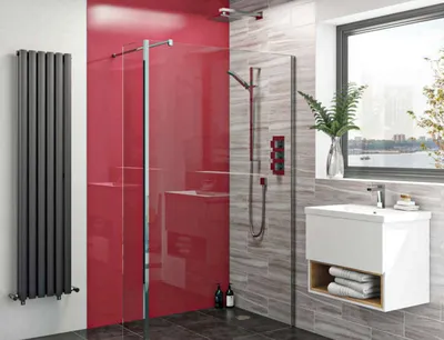 Красный кафель в ванной: смелый выбор для современного интерьера