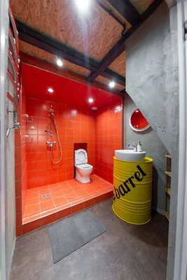 Красный кафель в ванной: создание эффектного и стильного интерьера