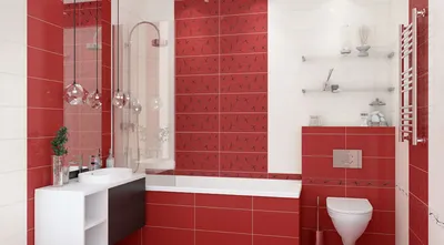 Фото красного кафеля в ванной: скачать бесплатно в хорошем качестве