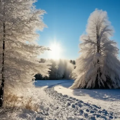 Зимний реализм: Красивые фотографии заснеженных пейзажей