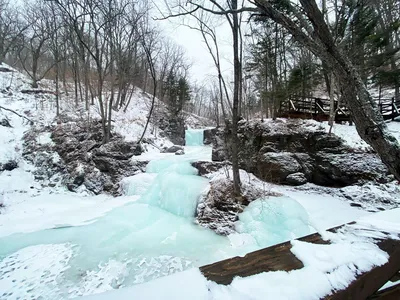 Энергия и красота Кравцовских водопадов на фото 