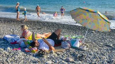 Фото Криница пляжа: место, где сливаются цвета и эмоции