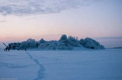 Кронштадт зимой: Фотографии с морозным настроением