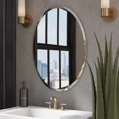 Фотографии круглого зеркала в ванной: создание атмосферы