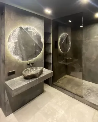 Фотографии круглого зеркала в ванной: создание уютной атмосферы