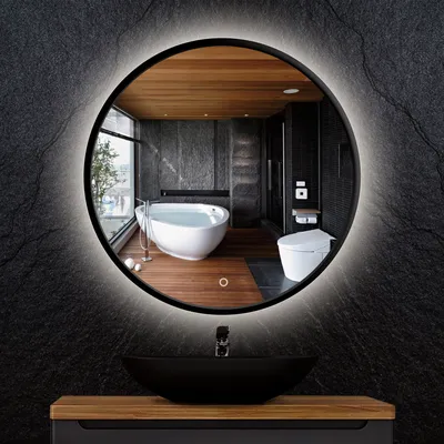 Картинки круглого зеркала в ванной - выберите размер и формат для скачивания