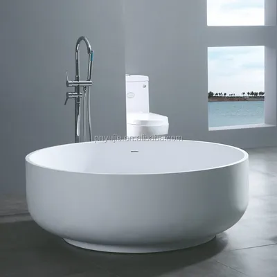 Дизайн ванной комнаты: круглые ванны в фотогалерее