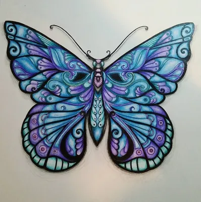 Картинка с бабочьими крыльями