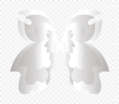 Изображение бабочки с крыльями в формате PNG