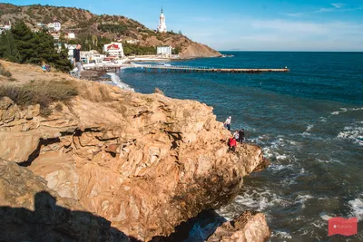 Фото Крым малореченское пляж - активный отдых на пляже