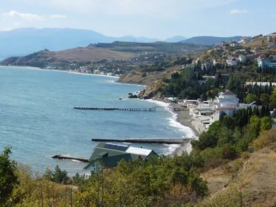 Отдых на берегу моря: фото Крым малореченское пляж