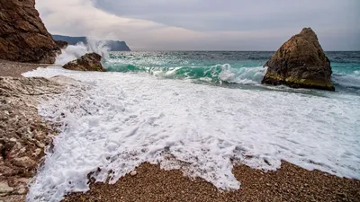 Удивительные виды Крымского моря на фото. Бесплатное скачивание.