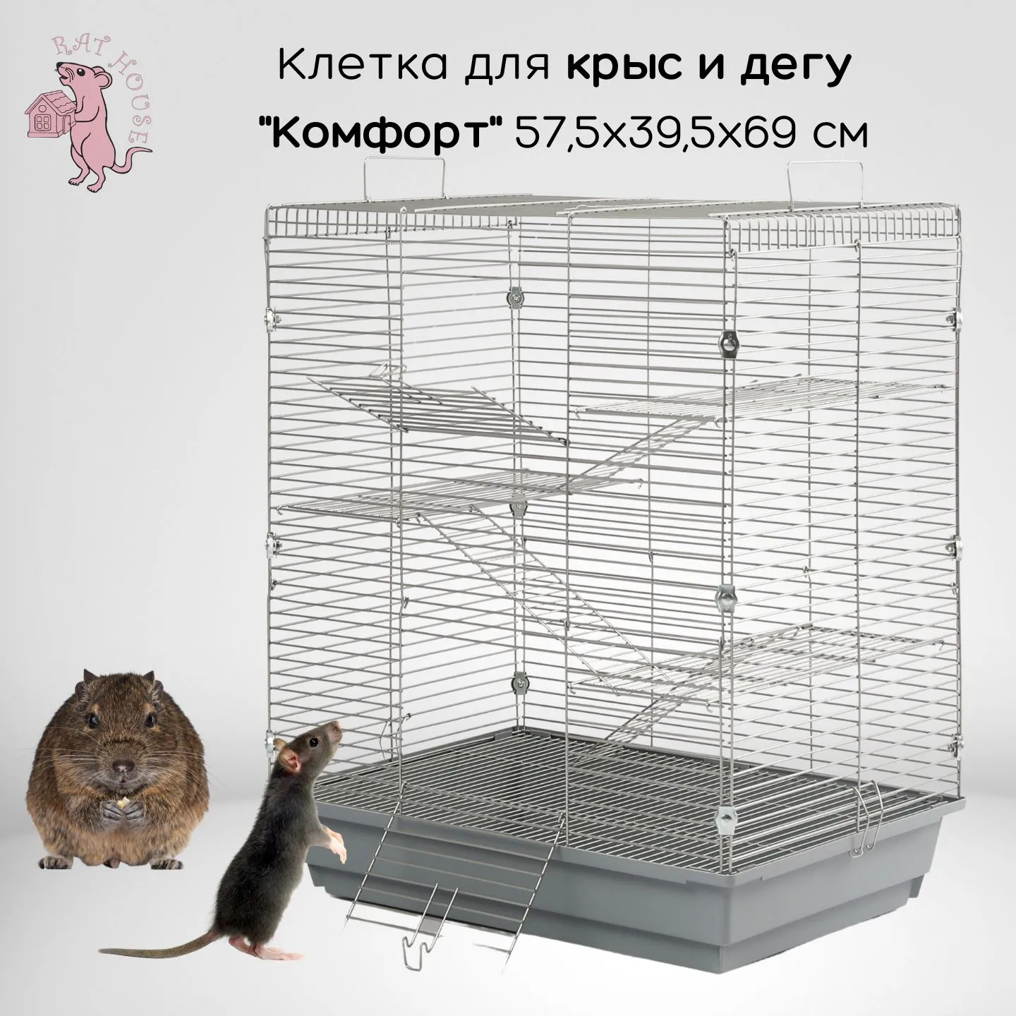 Попугай мышь крыса. Rat House клетка для дегу и крыс "комфорт" 57,5х39,5х69 см, зеленая. Rat House клетка. Клетка для крыс комфорт.