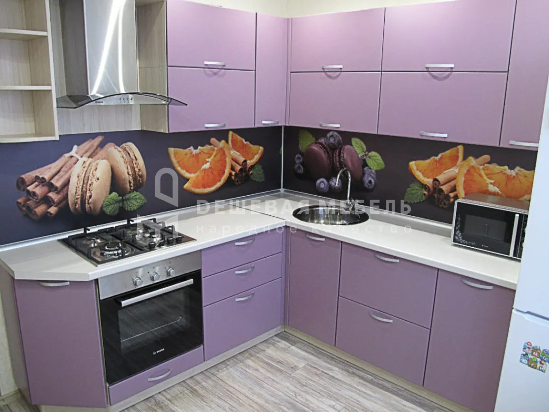 Фиолетовые и сиреневые кухни в интерьере - советы и фото | Мебельная фабрика 