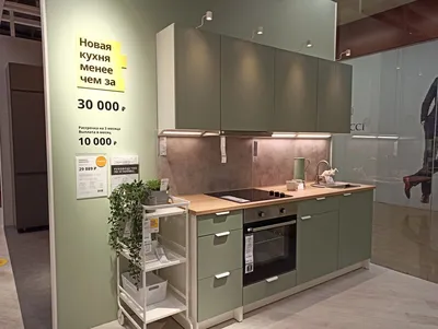 Скачать фото кухни IKEA с разными решениями хранения