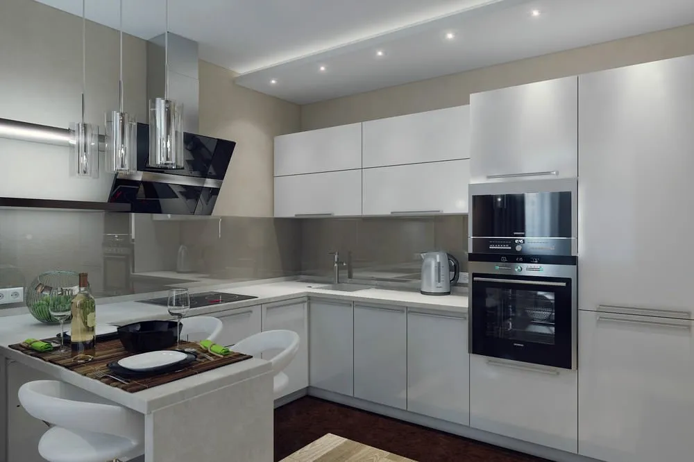 Дизайн кухни-гостиной 20 кв метров: 35 идей с фото интерьера кухни