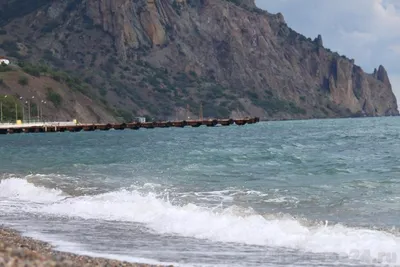 Фото пляжа Курортного Крыма: насладитесь кристально чистой водой