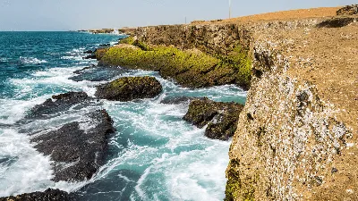 Фон для экрана с курортами Каспийского моря