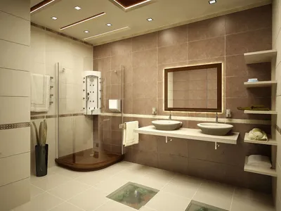 Фото ванной комнаты с использованием натуральных материалов