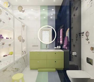 Фото ванной комнаты с разными видами освещения