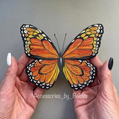 Изображение бабочки Квиллинг в формате PNG