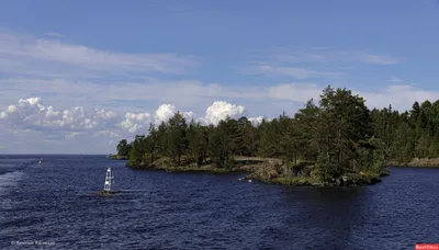 Full HD фотография Ладожского озера в формате gif