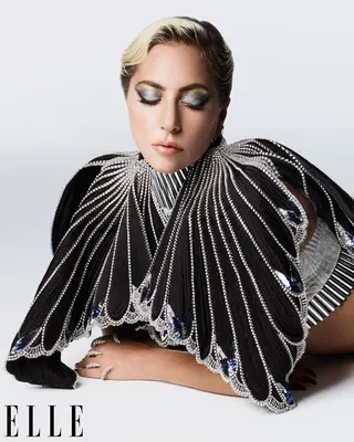 Фотография Lady Gaga с ее татуировками
