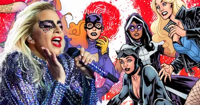 Фото Lady Gaga с ее музыкальными инструментами