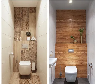 Фотографии ванной комнаты с ламинатом на стенах