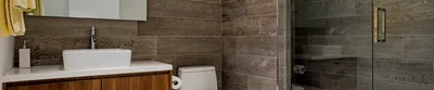 Арт-фото ламината в ванной