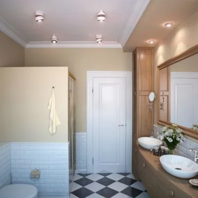 Лампы для ванной комнаты: фото идеи для создания романтического интерьера