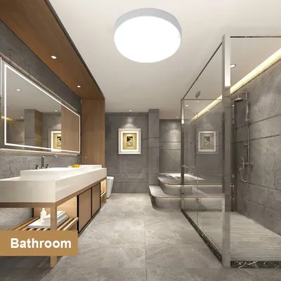 Свет в ванной комнате: фотографии стильных и функциональных ламп